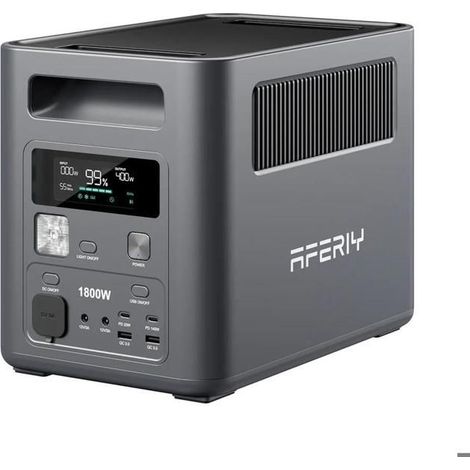 Tragbare Stromstation - AFERIY - 1800W 1024Wh - LiFePO4 - Ladezeit 0-99% in 1h - USV 10ms