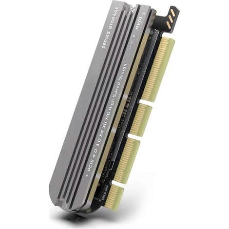 M.2 NVMe zu PCIe 4.0 x16 Adapter M.2 NVMe SSD zu PCI-e 4.0 Erweiterungskarte (1/5)