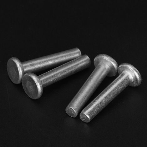 100 rivets en aluminium à tête plate GB867 M4 (M4 25) (1/5)