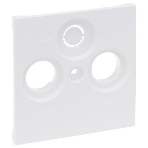 LEGRAND, SEANO 765156 COUVERCLE TV-R-SAT POUR AXING, TRIAX, WISI, HIRSCHMANN ET ASTRO, COULEUR : ULTRA BLANC, 765156