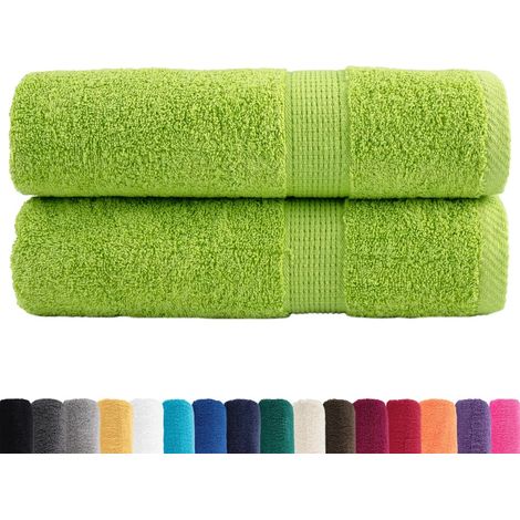 Essuie-mains de qualité supérieure SOLUND 2 pcs vert pomme CFW895514 (1/5)