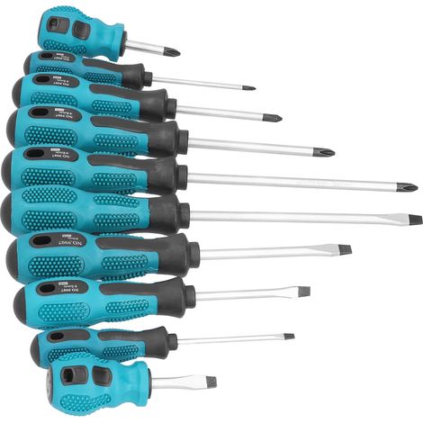 10-teiliges Schraubendreher-Set, Schraubendreher-Werkzeugset zur Reparatur von Elektronik und Möbeln (1/5)