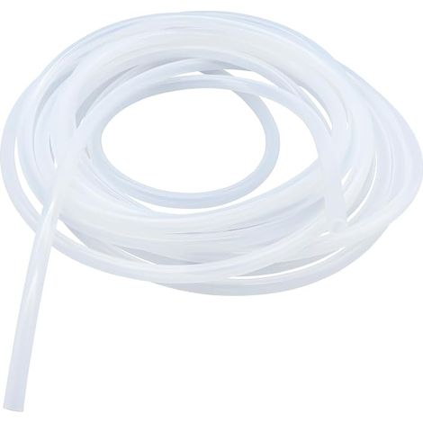 Manguera de silicona 7mm DI x 9mm DE 5m de largo, mangueras de grado alimentario, manguera flexible transparente, tubos de agua y aire para bomba de trasvase (1/5)