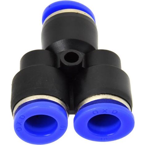Raccord de tuyau automatique PU/PE type Y Ø 6 mm (50/500) (1/2)