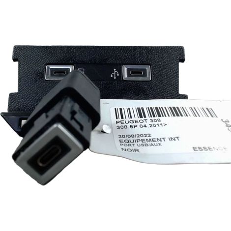 [PRODUIT D'OCCASION] Port Usb/aux PEUGEOT 308 2011- ♻️ Ref Oe. 98483947vv - Garantie à vie (1/4)