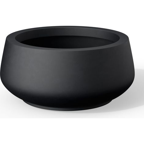 Kante Jardinière, béton, Noir, 42,9 cm de diamètre (1/5)