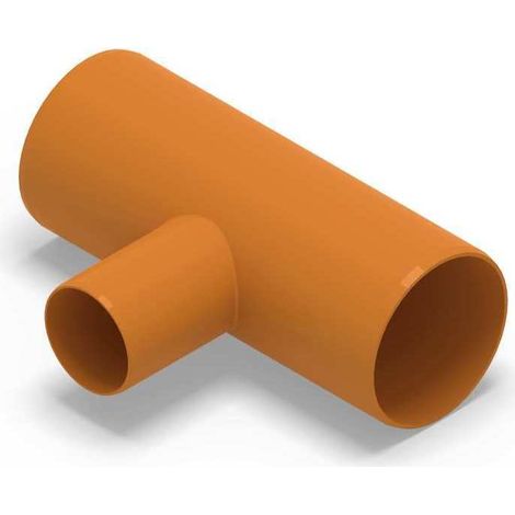 Distributeur thermique AWADUKT DN 400 BL 1 m, 1 raccord DN 250, centré