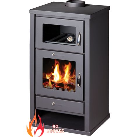 Holzofen V05 Deluxe F mit Backfach – 11,3 kW – Elegantes und funktionales Design – Energieklasse A (1/5)