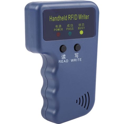 Lecteur-Écrivain RFID Portable 125KHz EM4100 pour Clés et Cartes (1/5)