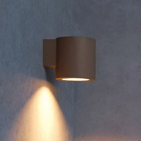[NEUWERTIG] B-Ware Philips Außenwandleuchte Fylx LED Gartenlampe Wandleuchte dimmbar braun IP44 (1/2)