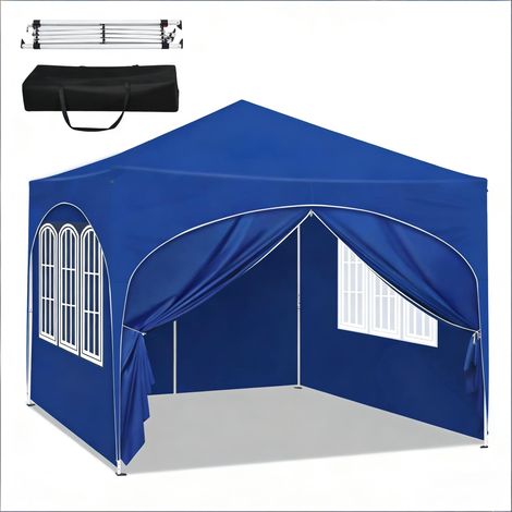 Tente d’extérieur, tente de toit avec sac de transport, protection solaire instantanée, tente de fête (tente uniquement)