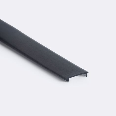 Tapa 10 metros para Perfil de Aluminio compatible con Ref. 129016 Negro traslúcido