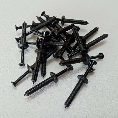 Tassello 6x40mm - 100pz colore testa di moro per scossalina (1/4)
