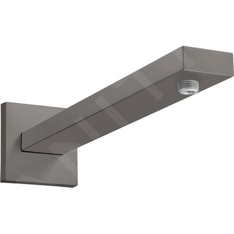 Hansgrohe Accessoires - Bras de douche 389 mm, chrome noir brossé 27694340 (1/2)