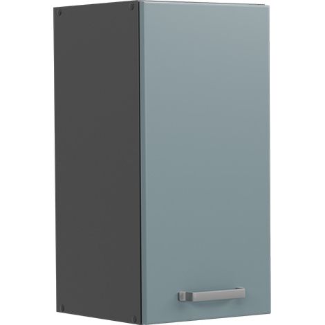 Pensile da cucina R-Line, Grigio-blu, 30 cm, Vicco