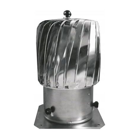 Dospel Chapeau de cheminée COLT 150 - Aluminium - Ventilation efficace - Résistant aux intempéries (1/4)