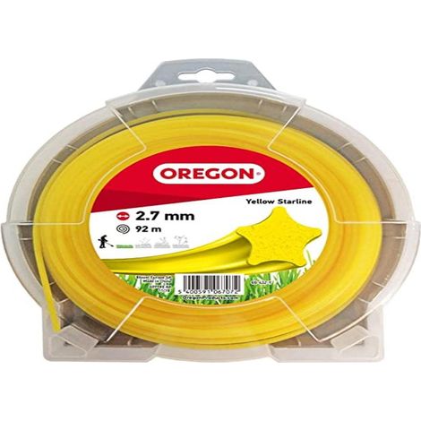 Filo decespugliatore Stella Nylon Giallo ø2.7mm/92m Oregon 69-432-Y (1/3)