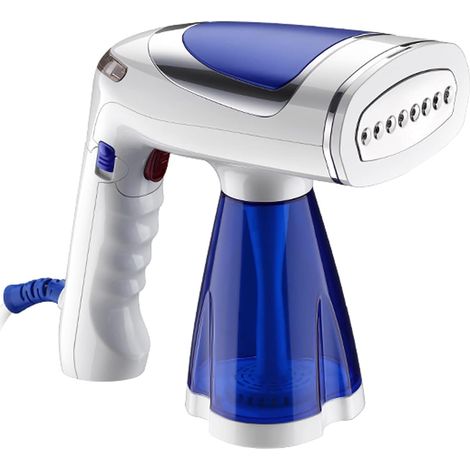 1 Vaporizador portátil para ropa, 1600 W, 3 niveles de calor, mango plegable, ideal para viajes. (1/5)