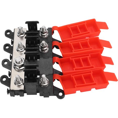 Support de fusible 3 voies en cuivre 30A 60A 100A pour voiture bateau camping-car robuste et facile à installer (1/4)