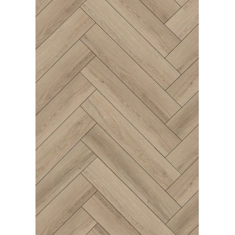 Mexen Palmdale Probe der Vinylpaneele Fischgrät 635 x 127 mm SPC 6,5 mm, IPEX 1,5 mm Unterlage, 4 V-Fuge, Eiche - F1180-S