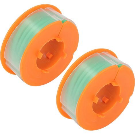 Lot de 2 bobines de fil vert pour tondeuse BOSCH ART 30, ART 30FA, PRT 30, PRT 30FA (1/5)