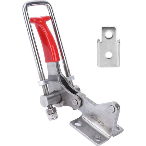 Pince à bascule en acier inoxydable, pince à traction réglable, pièces de fixation rapide