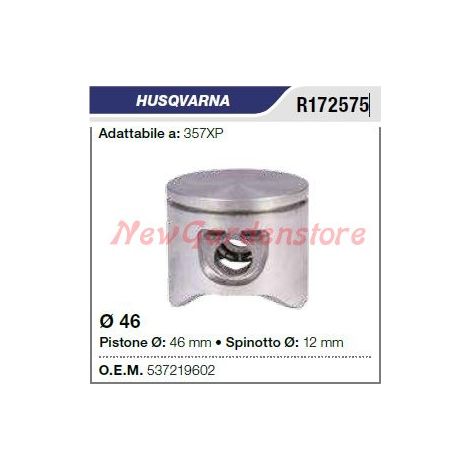 Pistone segmenti spinotto HUSQVARNA motosega 357XP 172575 - 537219602