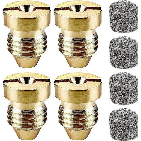 1 mm Orifice pour canon à mousse et mousse Maker filetage buse embouts et maille filtre pour neige lance à mousse 4 lot (1/5)