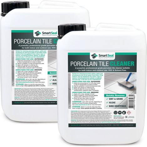 Porcelain Tile Cleaner - 2 x 5 Litres