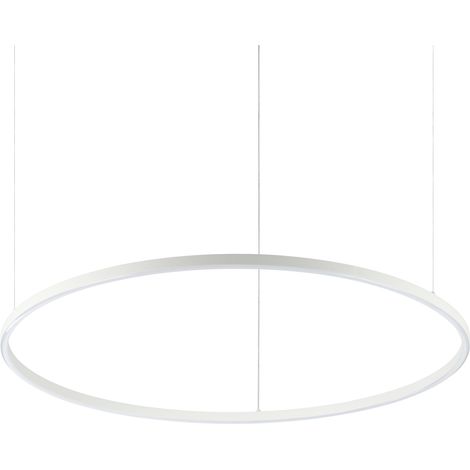 Ideal Lux ORACLE SLIM Plafonnier LED rond intégré non gradable 2700 K 90 cm Blanc