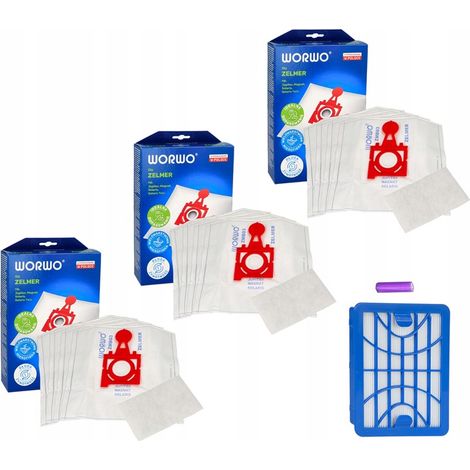 BOLSAS DE FILTRO HEPA PARA ZELMER JUPITER SOLARIS +GRATIS