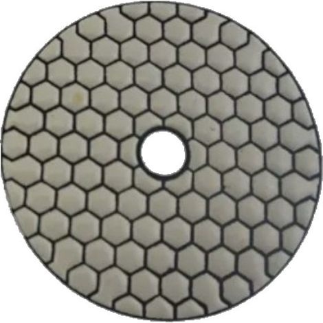 Trade-Shop Ø100mm Trocken Diamant Schleifscheibe / Polierscheibe / Polierpad M14 100 für Naturstein, Beton, Granit, Fliesen, Keramik, Marmor (1/2)