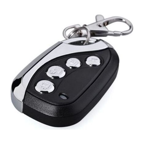 Green Mobility-Télécommande de porte de garage noire 433 MHz, type copie, compatible avec les portails électriques, les barrières et les portes de garage, accessoire pour voiture (1/4)
