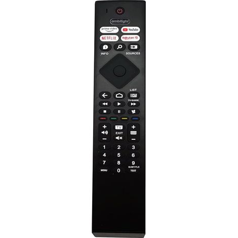 1 Télécommande HR45B-GJ01,Compatible Philips 4K UHD LED TV,Sans Configuration,Pour Salon (1/5)