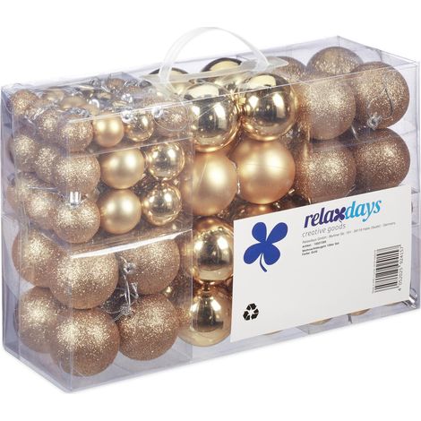Juego de bolas navideñas (100 unidades, tamaños surtidos) (1/5)