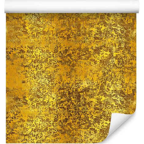 Carta da parati color oro anticato, oro e giallo, sfondo dorato, 50x1000 cm (1/5)