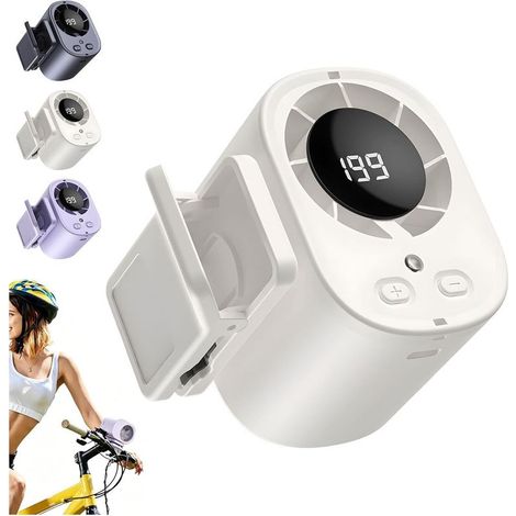 Ventilateur portable à pince USB rechargeable – mini ventilateur personnel pour cou et ceinture – ventilation à air froid avec vitesse réglable – batterie intégrée 1500 mAh (1/5)