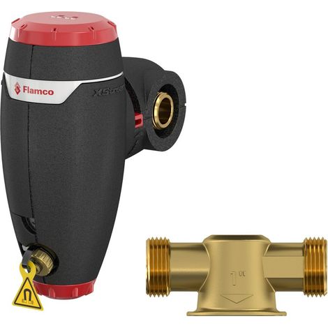 Flamco Separatore di fanghi XStream Clean DN25 - G1 1/4 M con isolamento, 11052