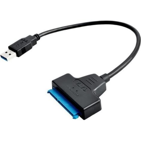 Adaptateur SATA vers USB 3.0 pour disques durs 2,5 pouces, connexion rapide et fiable (1/5)