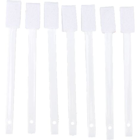 Lot de 5 brosses de cuvette de toilette jetables, multi-usages et efficaces, pour les coins de toilettes et de baignoire. (1/5)