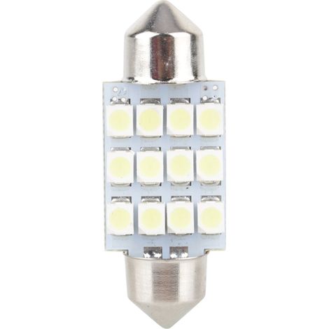 Lampe de lecture à double LED SMD 12 (31 mm), vendue à l'unité. Non disponible sur Amazon Allemagne. (1/5)