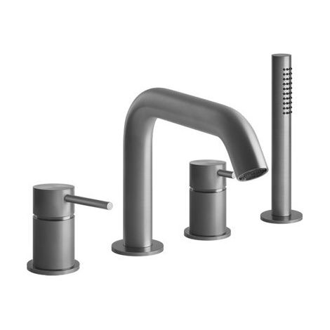 Gessi316 Mitigeur monocommande 4 trous pour baignoire avec bec