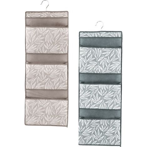 1 Pezzo Contenitore Appendino in TNT con 3 Tasche 30 x 80 cm 2 Colori (1/2)