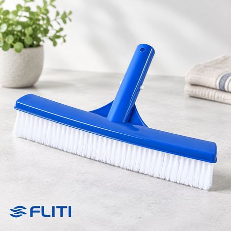 Tête de Brosse Piscine, Tête de Brosse de Piscine de 26 cm, Brosse pour Piscine Carrelages, Sols, Murs, Brosse de Nettoyage pour Piscines avec Clip EZ et Poignée, pour Salle de Bain, Spa, Cuisine (1/5)