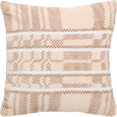 Lary-Kissen, quadratisch, 40 x 40 cm, beige - Atmosphera créateur d'intérieur (1/3)
