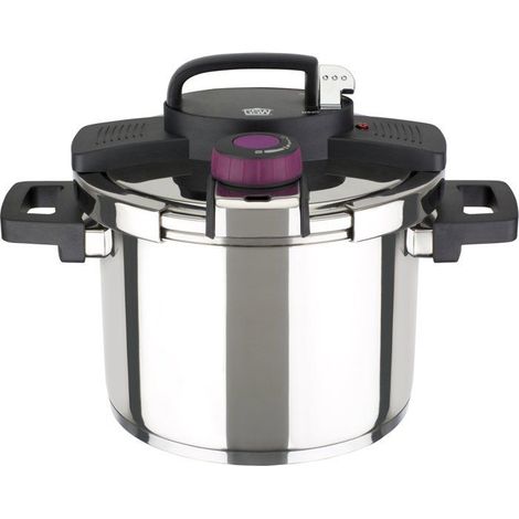 Olla a presión - Inducción - GSW - Easy Click® - 6 L - Ø 22 cm - Acero inoxidable 18/10