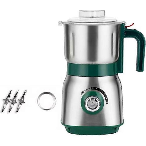 Moulin à café électrique à 3 lames, pour les grains de café, les épices et les noix, idéal pour la cuisine, la maison, le bureau et les voyages.-AquaForge (1/4)