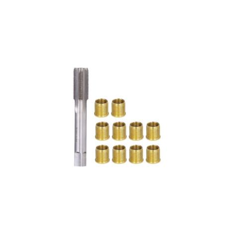 Kit de réparation filetage bougie d'allumage 10 inserts M14x1,25 en acier inoxydable Taraud M16x1,25 pour moteurs essence et diesel (1/5)