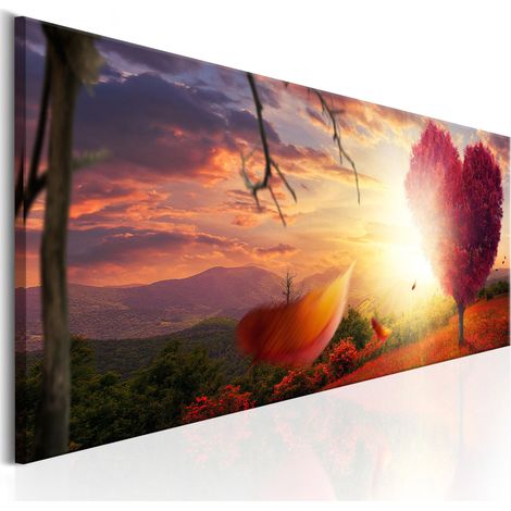 Quadro - Autumnal Heart - 150x50 (1/4)