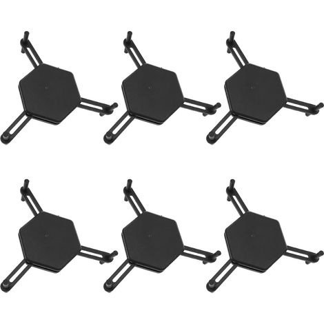 Juego de 6 estantes de almacenamiento extensibles y apilables para tazas de café y té.